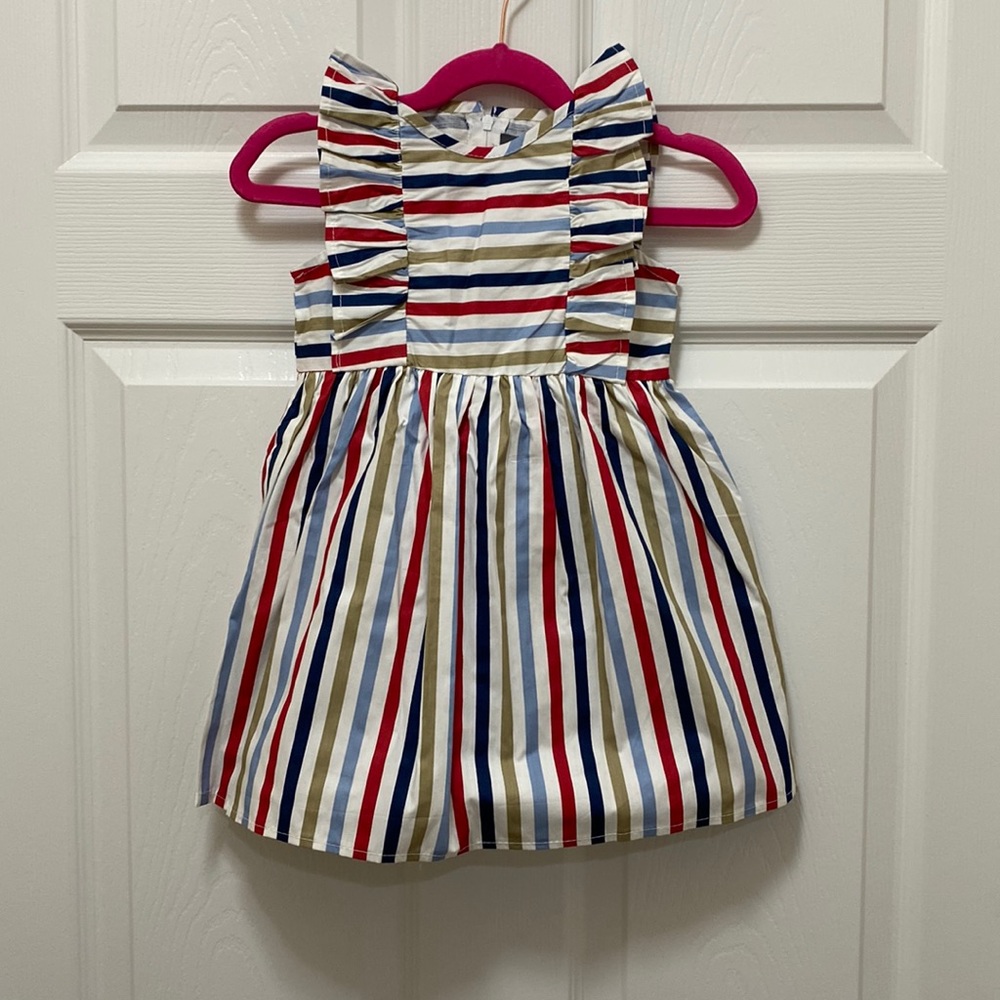 NWT-Sleeveless, striped dress. 🌺 2 for $10 or 3 for $15